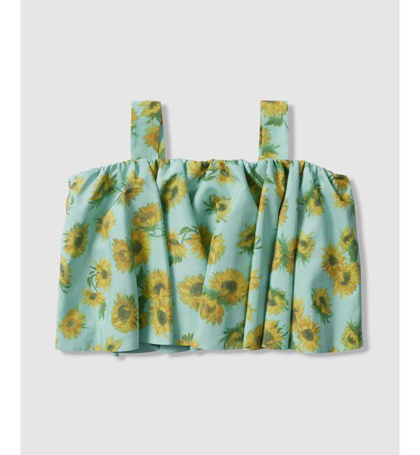 LOULOU WILLOUGHBY「WEB 一部店舗限定【LOULOU WILLOUGHBY】サンフラワープリントブラウス」|シャツ・ブラウス|