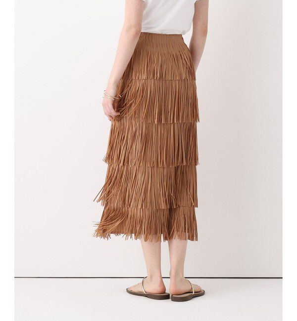 allureville「プリーツフリンジスカート」|スカート|