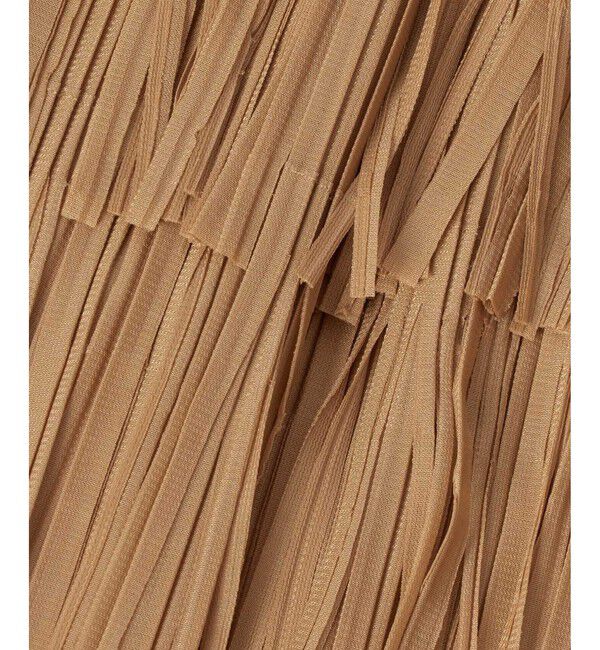 allureville「プリーツフリンジスカート」|スカート|