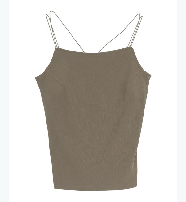 titivate「ダブルストラップカップ付きキャミソール」|キャミソール|