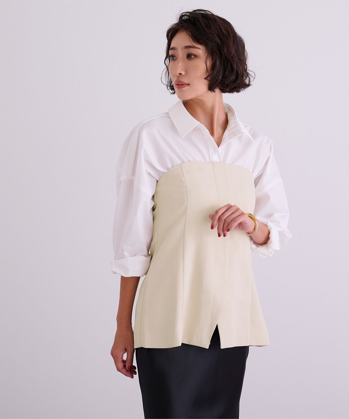 ur's「ウエストシェイプキャミソールビスチェ」|キャミソール|