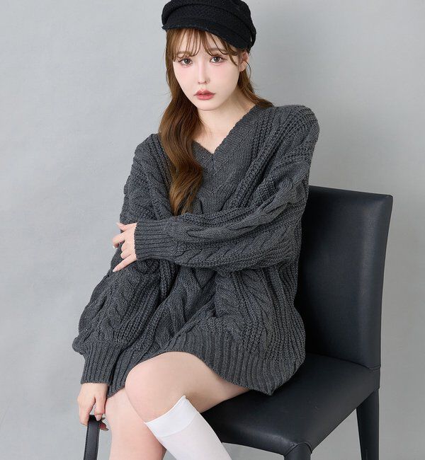  「ケーブルミニワンピース」|ワンピース|