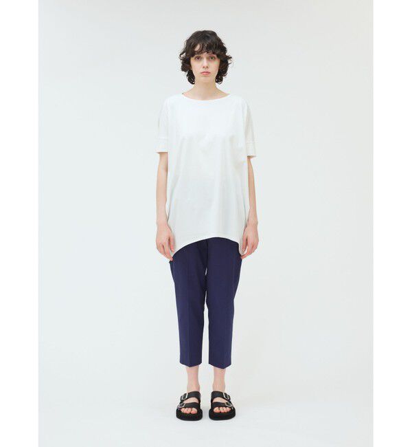 mizuiro ind「mizuiro ind ボートネックコクーンプルオーバー」|Tシャツ・カットソー|