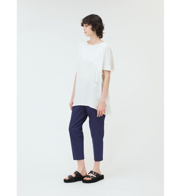 mizuiro ind「mizuiro ind ボートネックコクーンプルオーバー」|Tシャツ・カットソー|