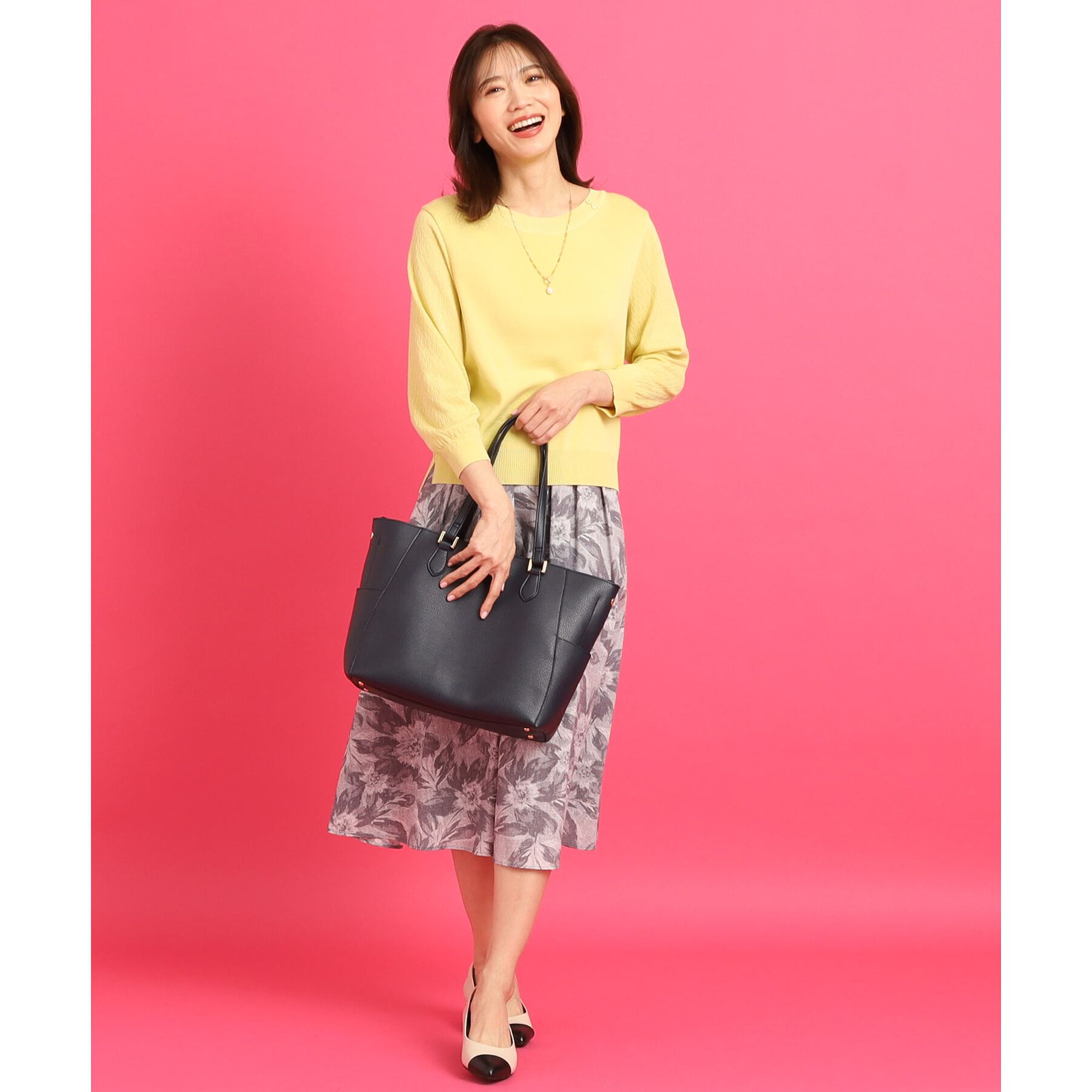 Reflect「【たっぷり収納！あおりポケット／WEB先行カラーあり】A4サイズトートバッグ」|トートバッグ|