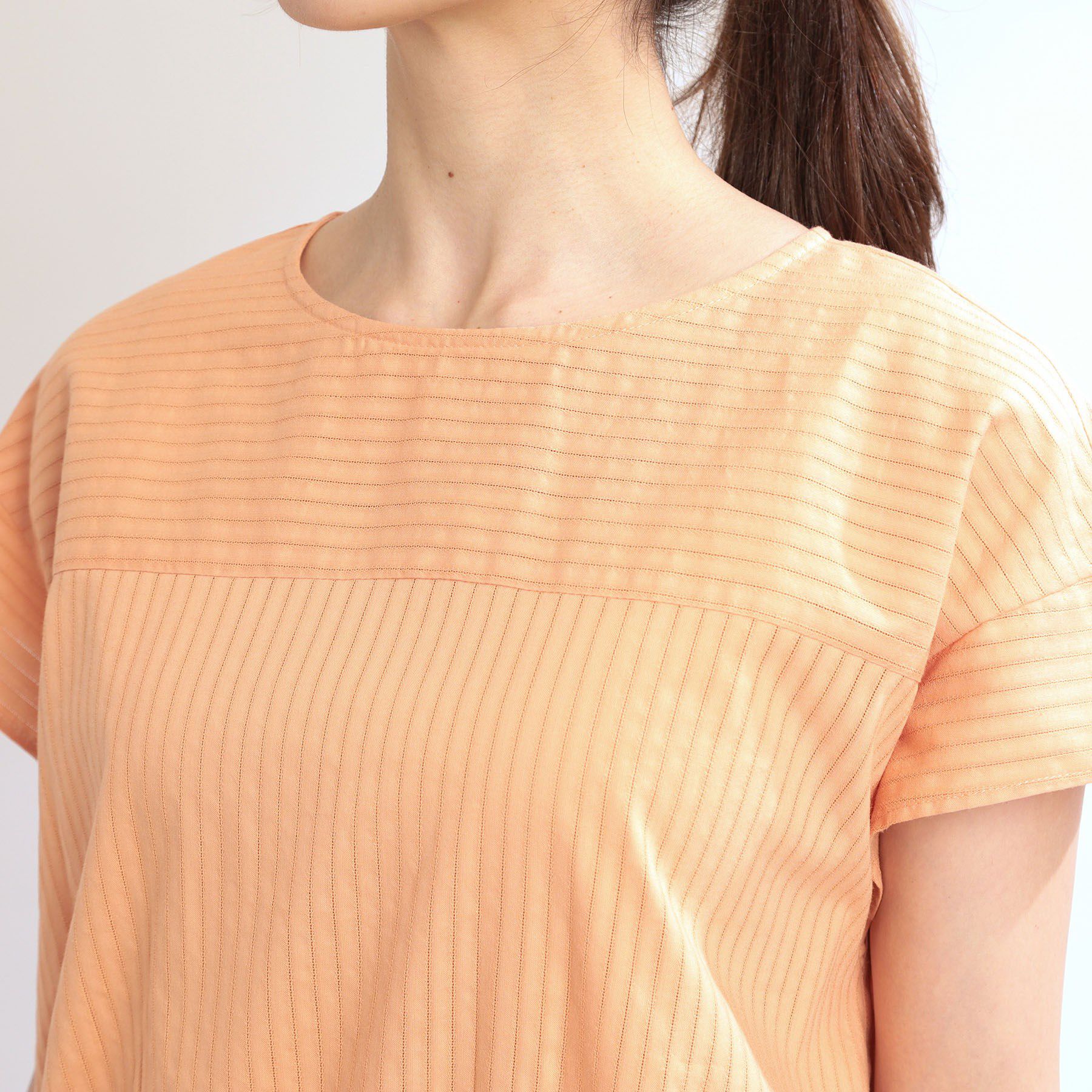 Reflect「【夏SALE／E‐QUALITY／手洗い可】フレンチスリーブブラウス」|シャツ・ブラウス|