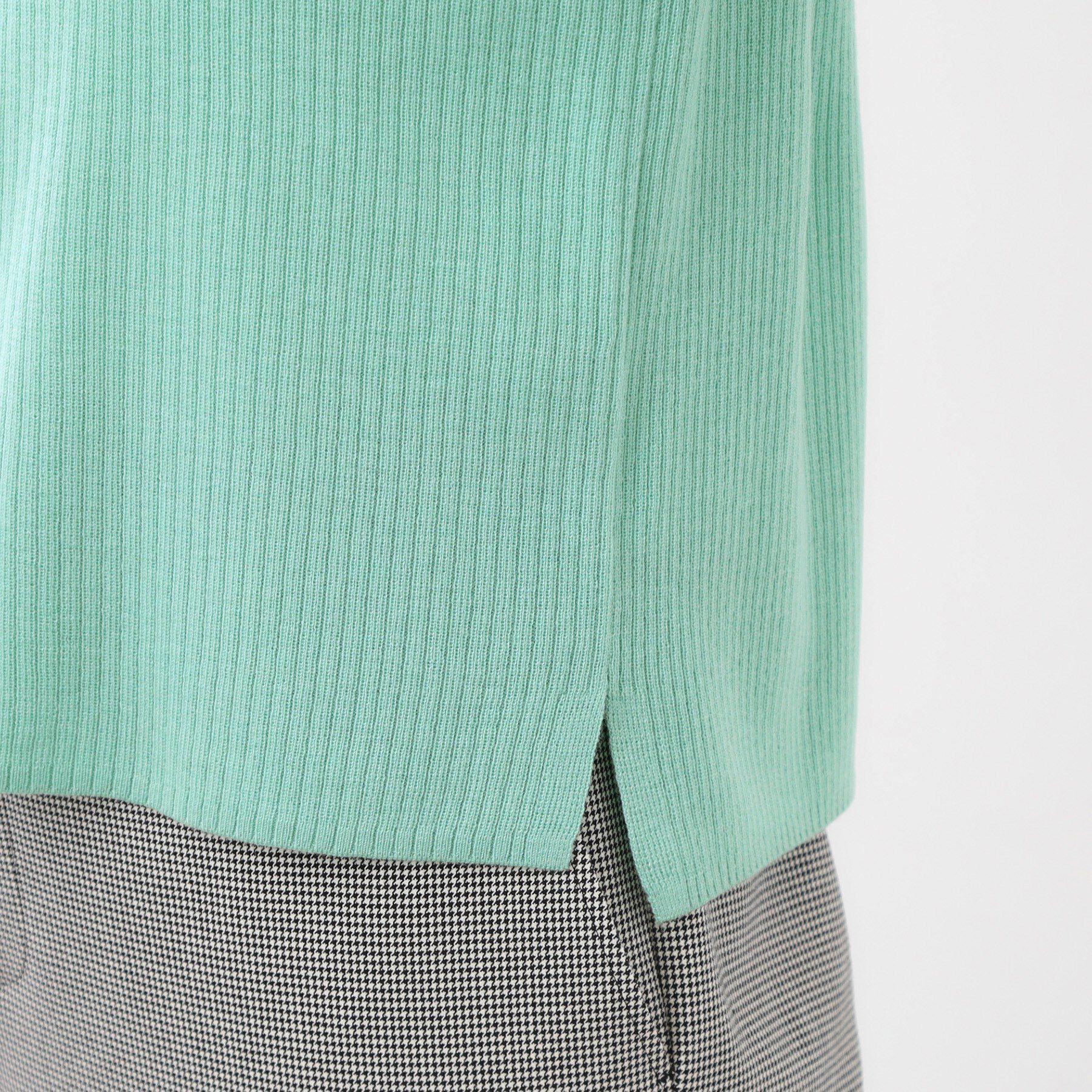 Reflect「【選べる5色／アンサンブル可】プチハイネックリブニット」|ニット・セーター|