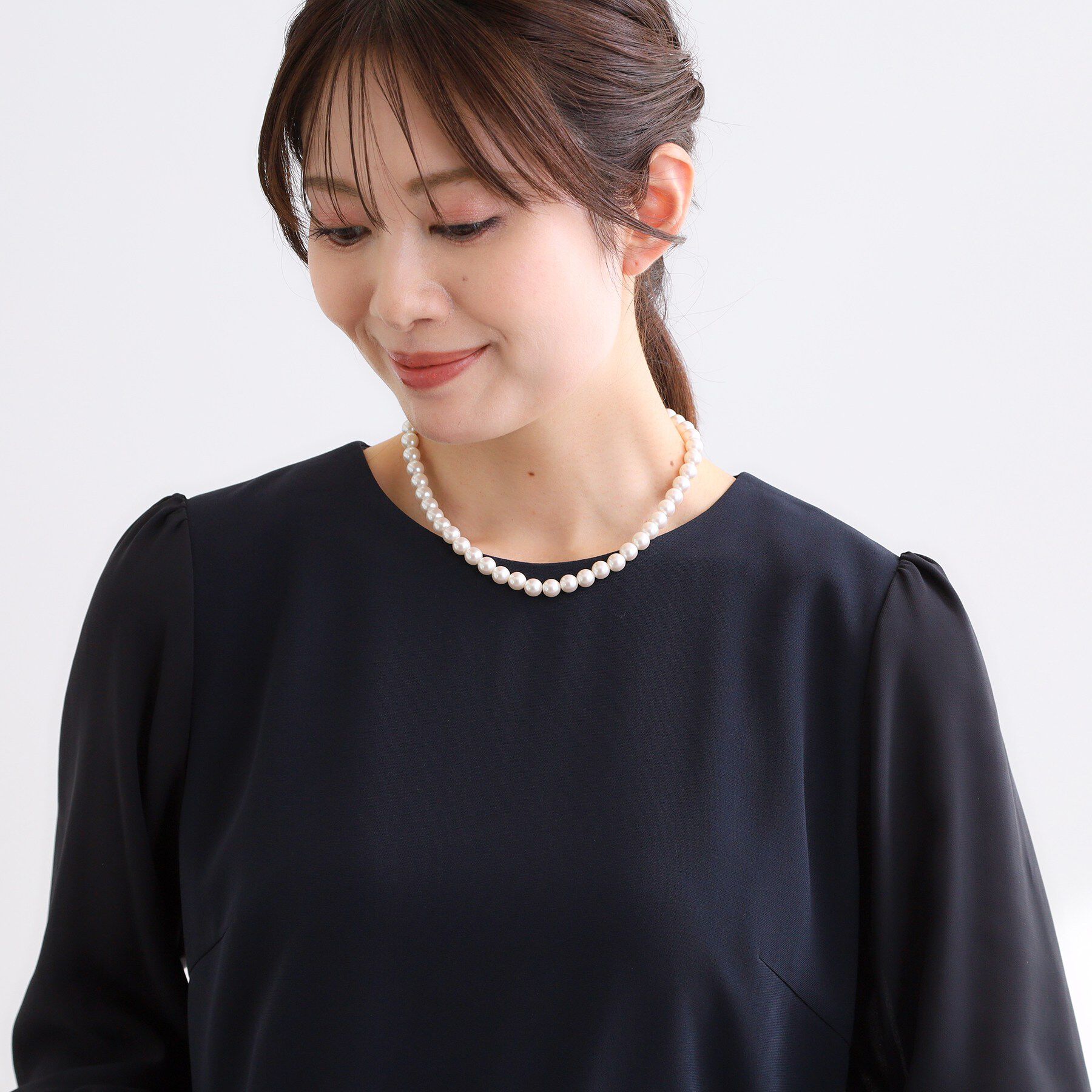 Reflect「【フォーマル／入卒／単品使い可】人工パール2連ネックレス」|ネックレス|