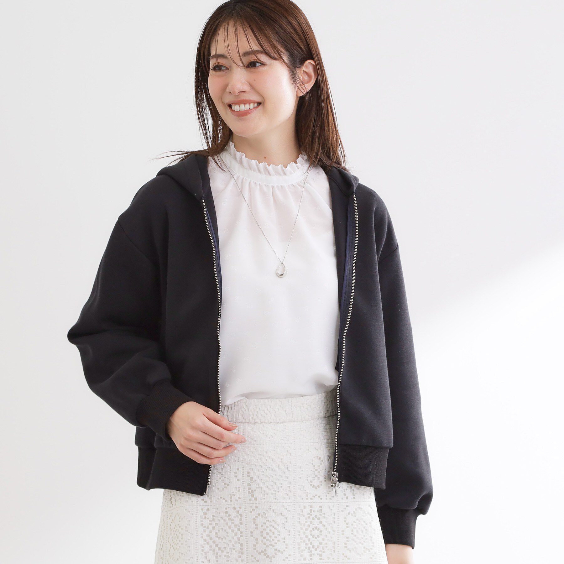 Reflect「ダブルジップドロップショルダーパーカー」|パーカー|