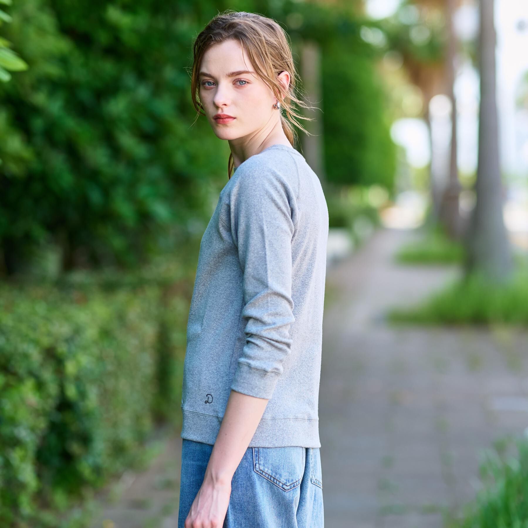 DRESSTERIOR「ラグランスリーブコットンプルオーバー」|パーカー|