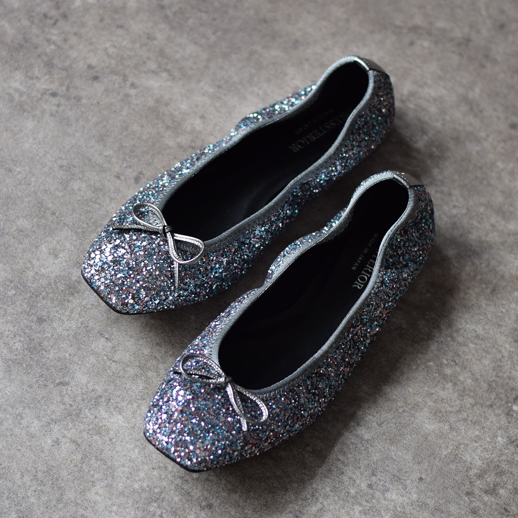 DRESSTERIOR「グリッターバレエシューズ」|その他|サックスブルー(49