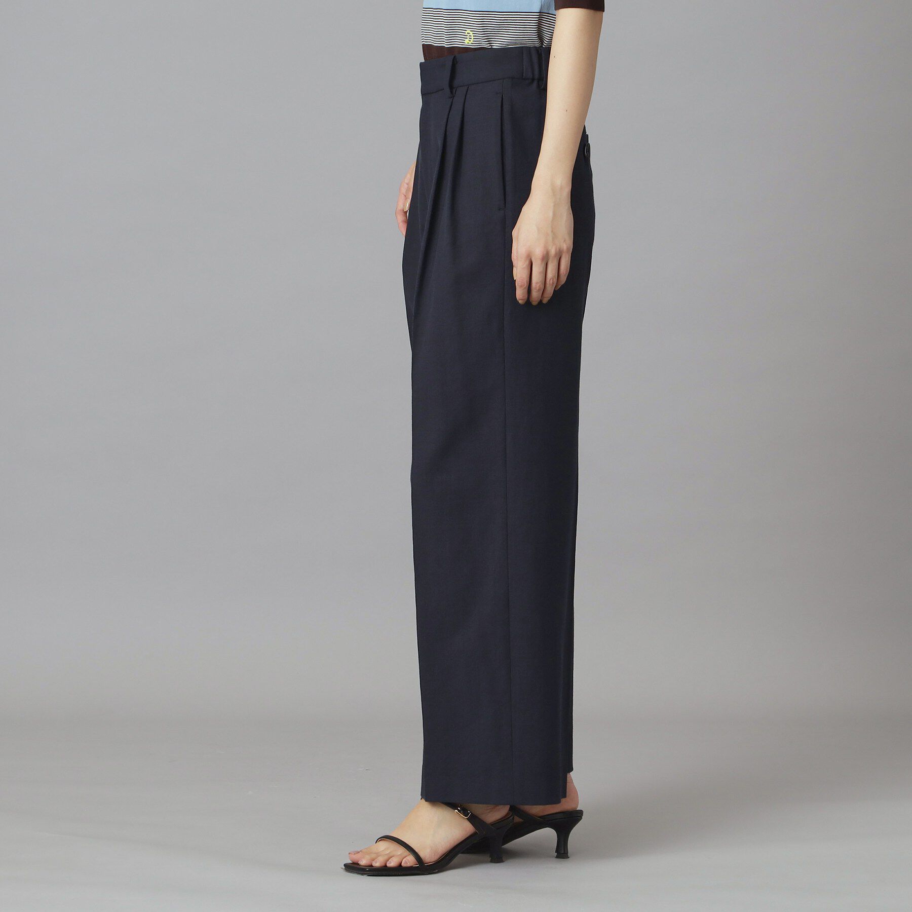 DRESSTERIOR「【吸水速乾/セットアップ可】リネンブレンドオックス ワイドパンツ」|その他|