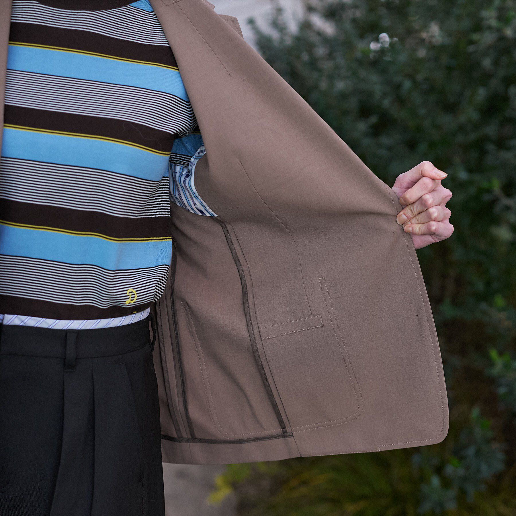 DRESSTERIOR「【接触冷感/UVカット/セットアップ可】 2WAYストレッチスリークオータージャケット」|テーラードジャケット|