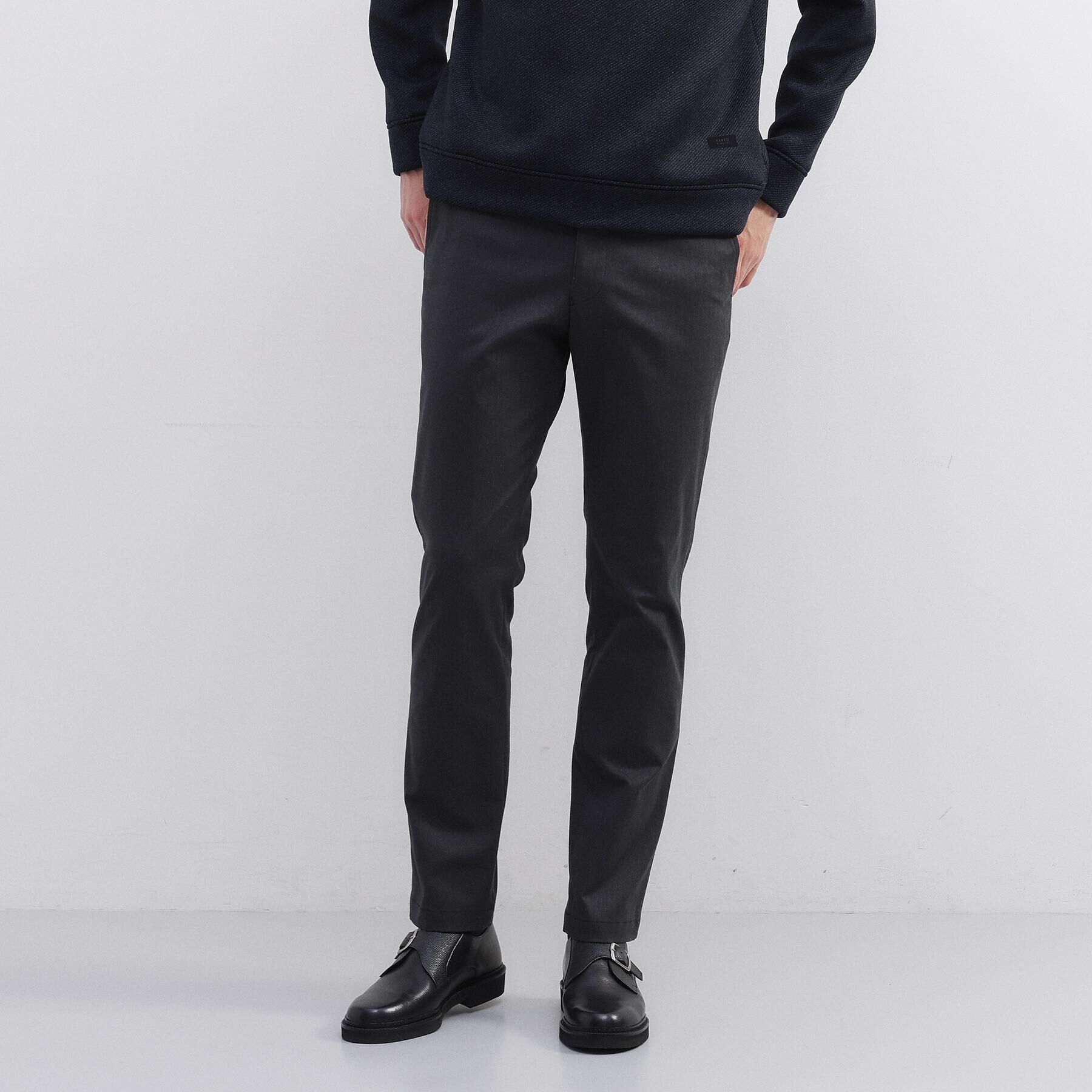 TAKEO KIKUCHI「【全7サイズ&times;8色展開！】トップマルチヘリンボン パンツ」|その他|チャコールグレー(0