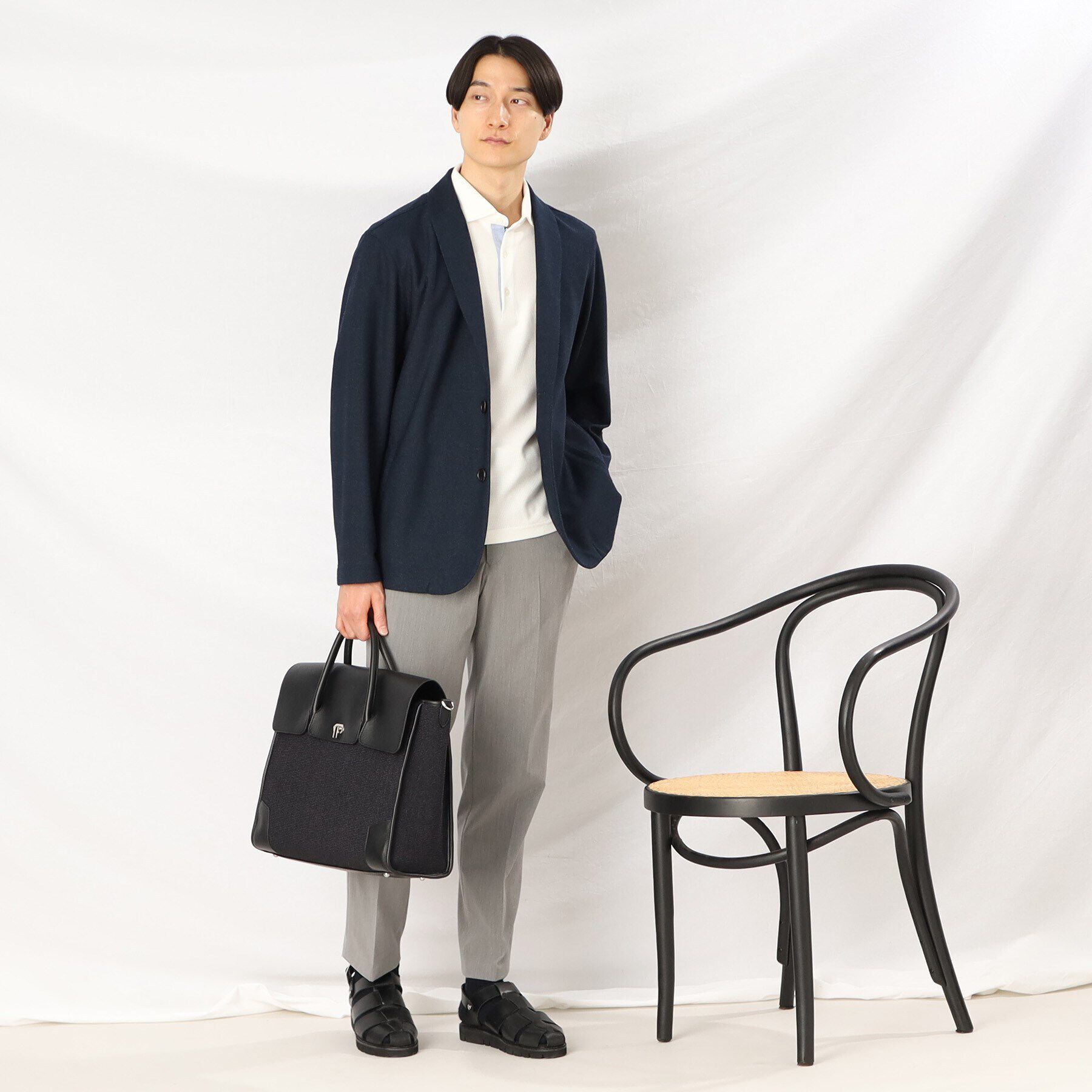 TAKEO KIKUCHI「【抗菌防臭】ハニカムメランジ ポロシャツ ベーシックカラー」|ポロシャツ|