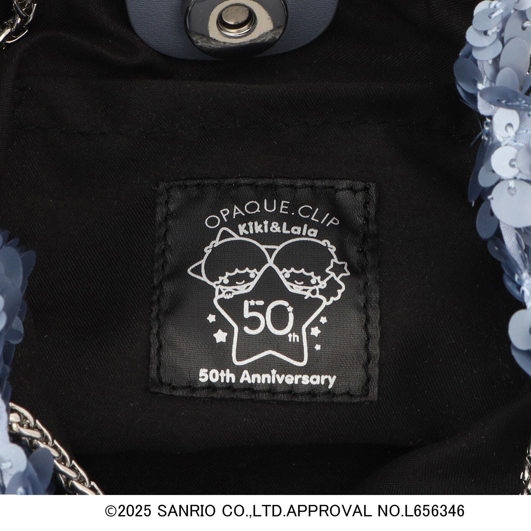 OPAQUE.CLIP「【リトルツインスターズコラボ】キキ＆ララ 2WAYスパンコール巾着ミニショルダーバッグ」|ショルダー・メッセンジャー|