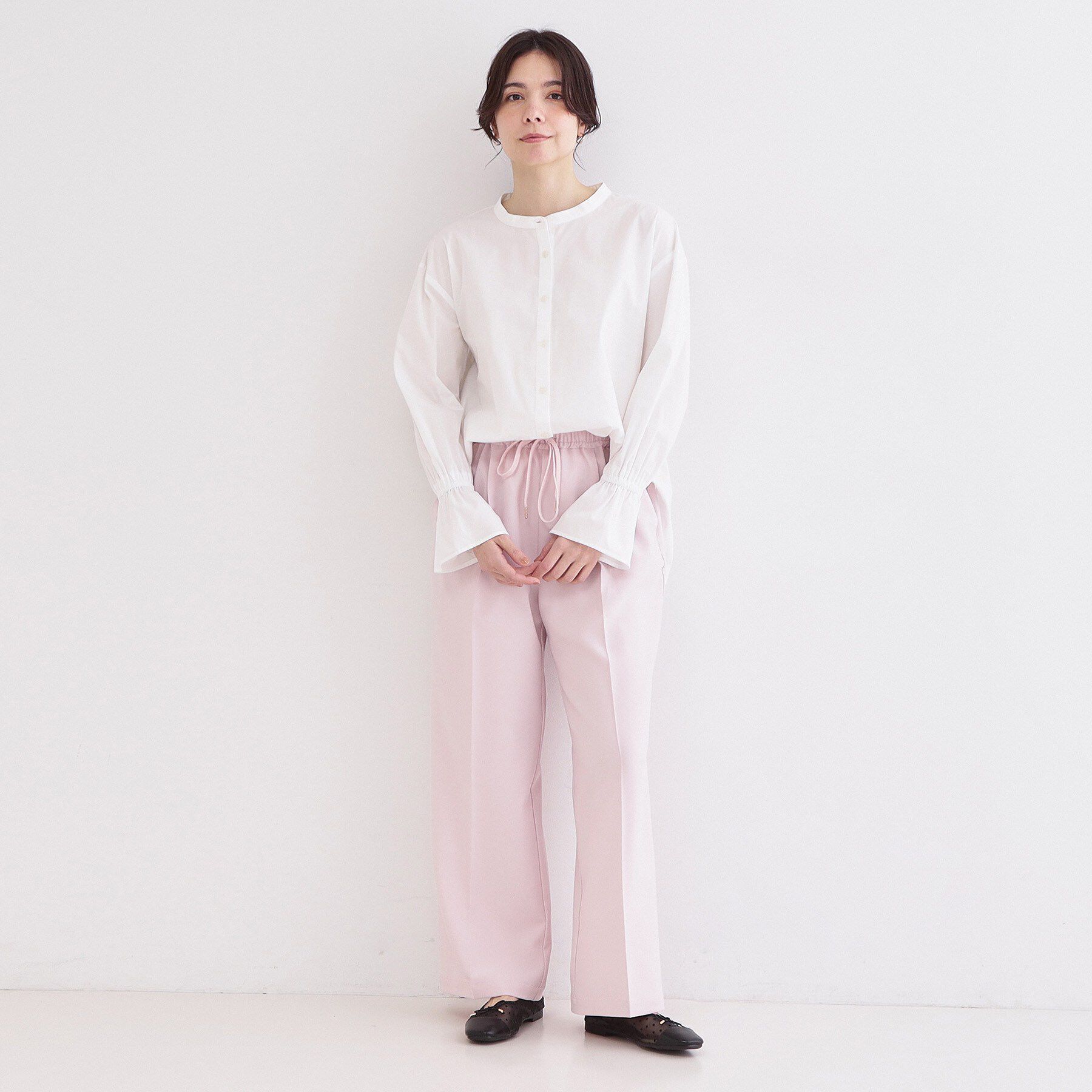 OPAQUE.CLIP「美脚ストレッチイージーワイドパンツ【洗濯機OK】」|その他|