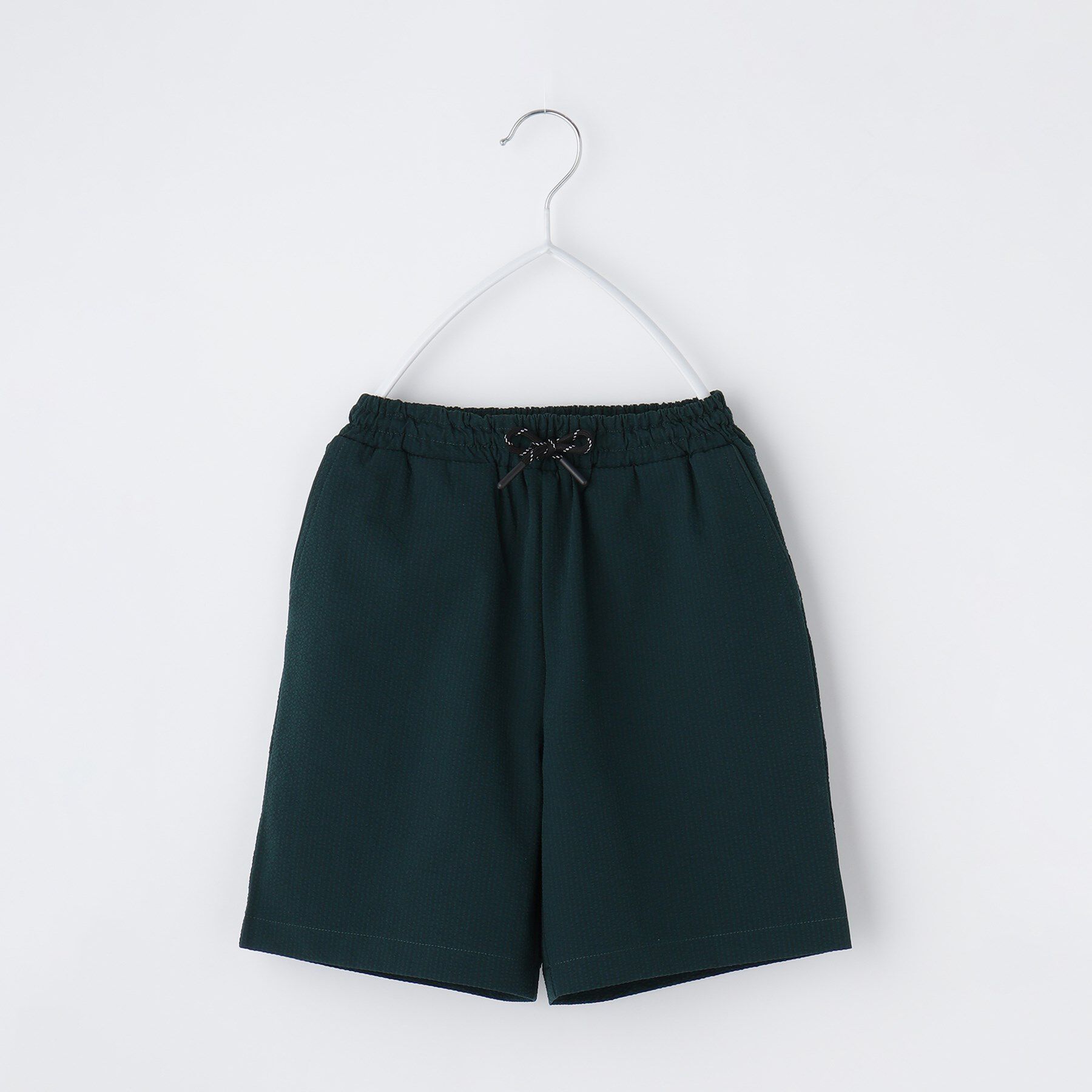 THE SHOP TK「【110-150】涼しい♪サッカーショートパンツ/洗濯機OK」|キュロット|グリーン(024)