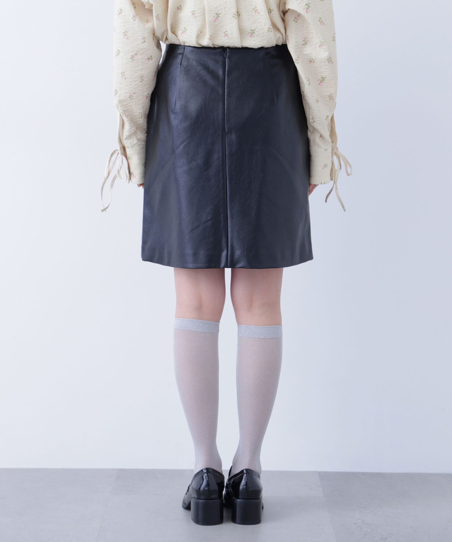  「〈N.〉フェイクレザーミニスカート」|スカート|