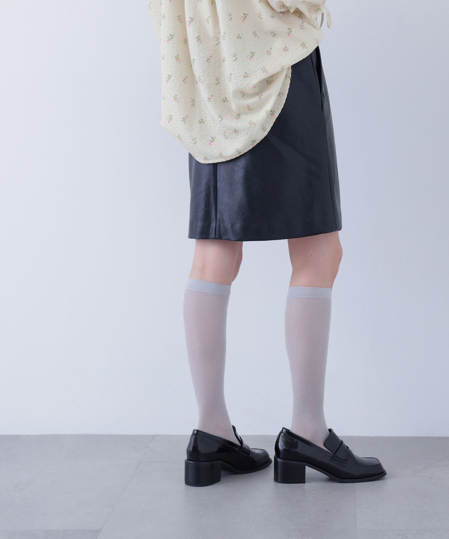  「〈N.〉フェイクレザーミニスカート」|スカート|