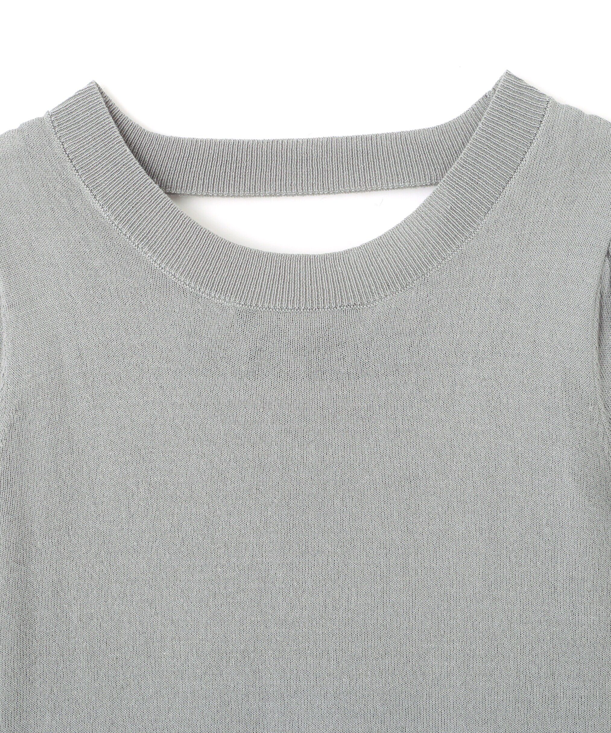  「◆バックリボンシアーニットワンピース」|ワンピース|