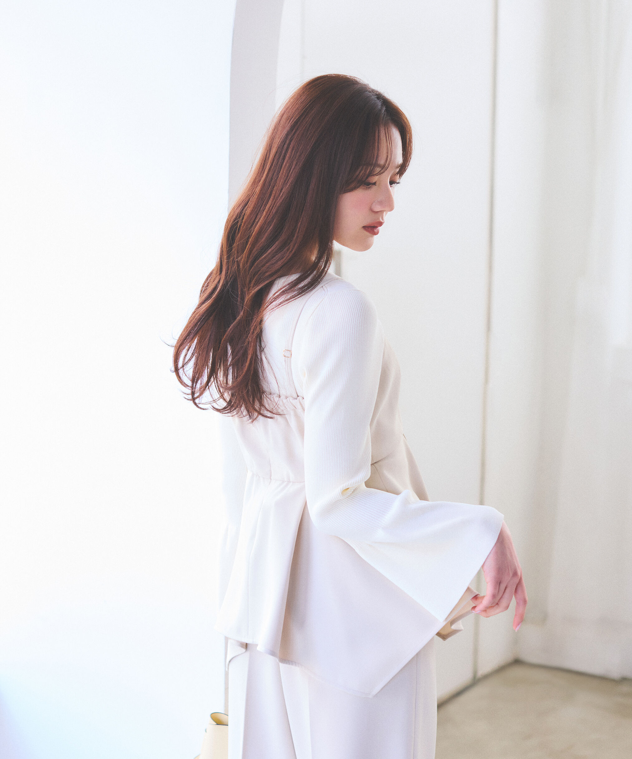 PROPORTION BODY DRESSING「ランダムヘムビスチェ　26SS」|シャツ・ブラウス|