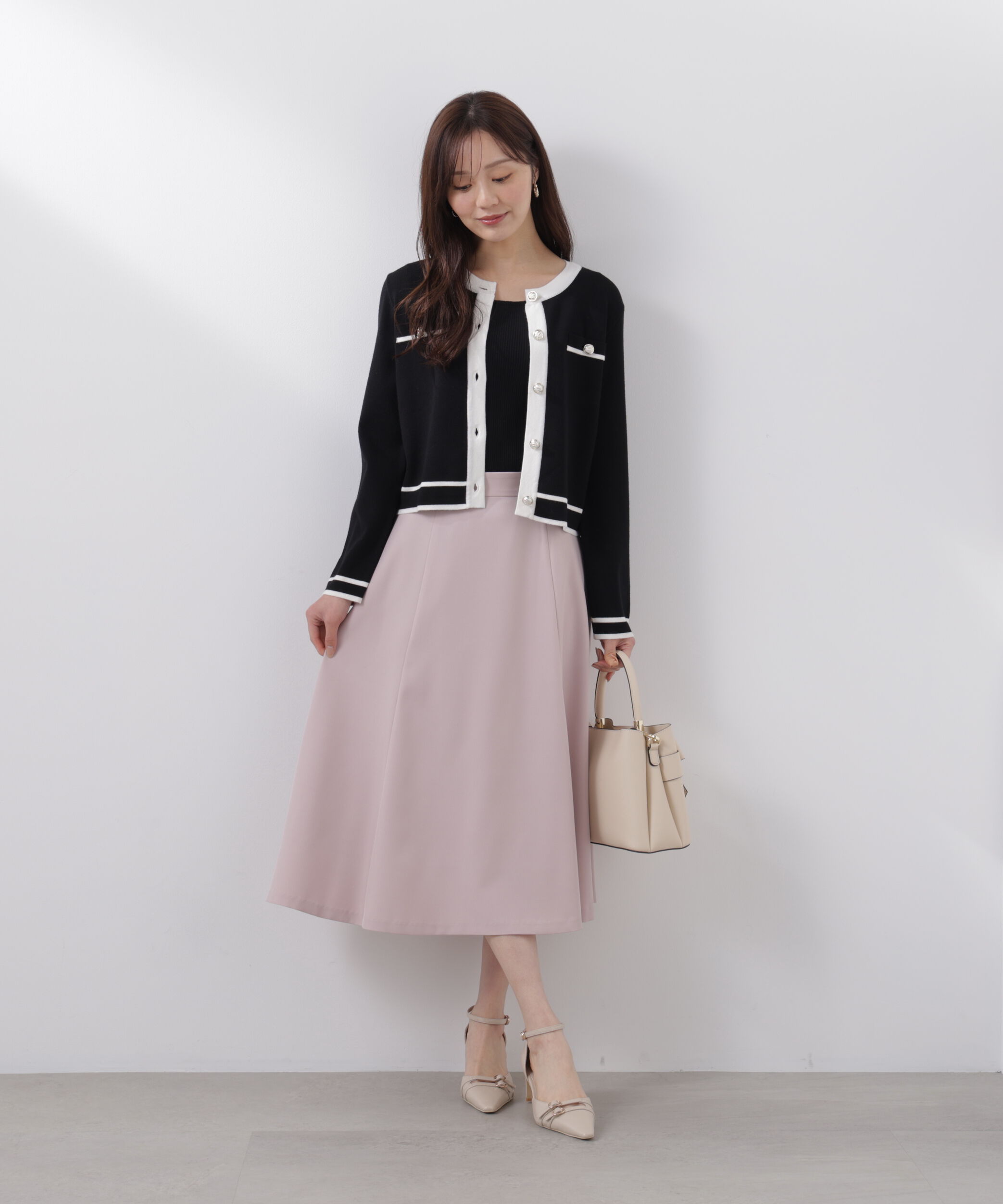 PROPORTION BODY DRESSING「スプリングフレアースカート　26SS」|スカート|ピンク