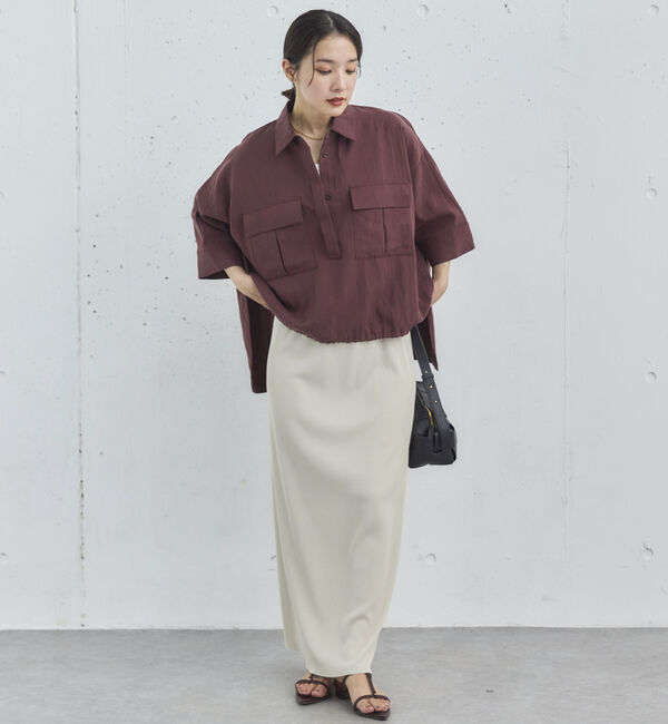 Doux archives「リブロングタイトスカート」|スカート|