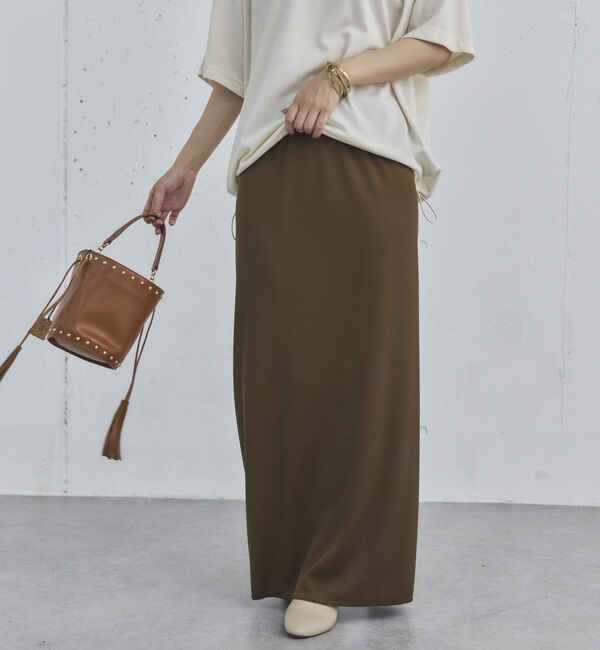 Doux archives「リブロングタイトスカート」|スカート|