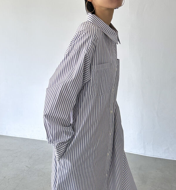 Doux archives「ストライプシャツワンピース」|ワンピース|