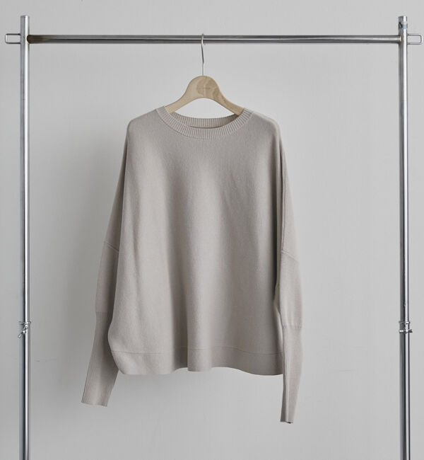 Doux archives「ロングリブドルマンプルオーバー」|ニット・セーター|