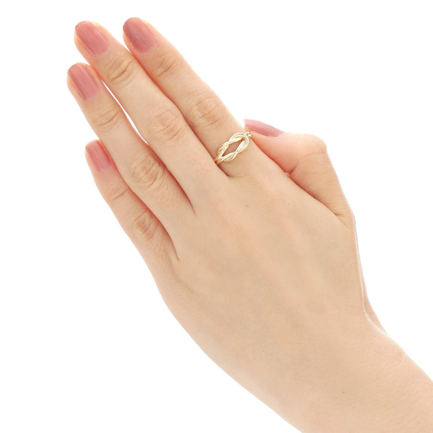 COCOSHNIK「K10リーフノット リング（大）」|リング|