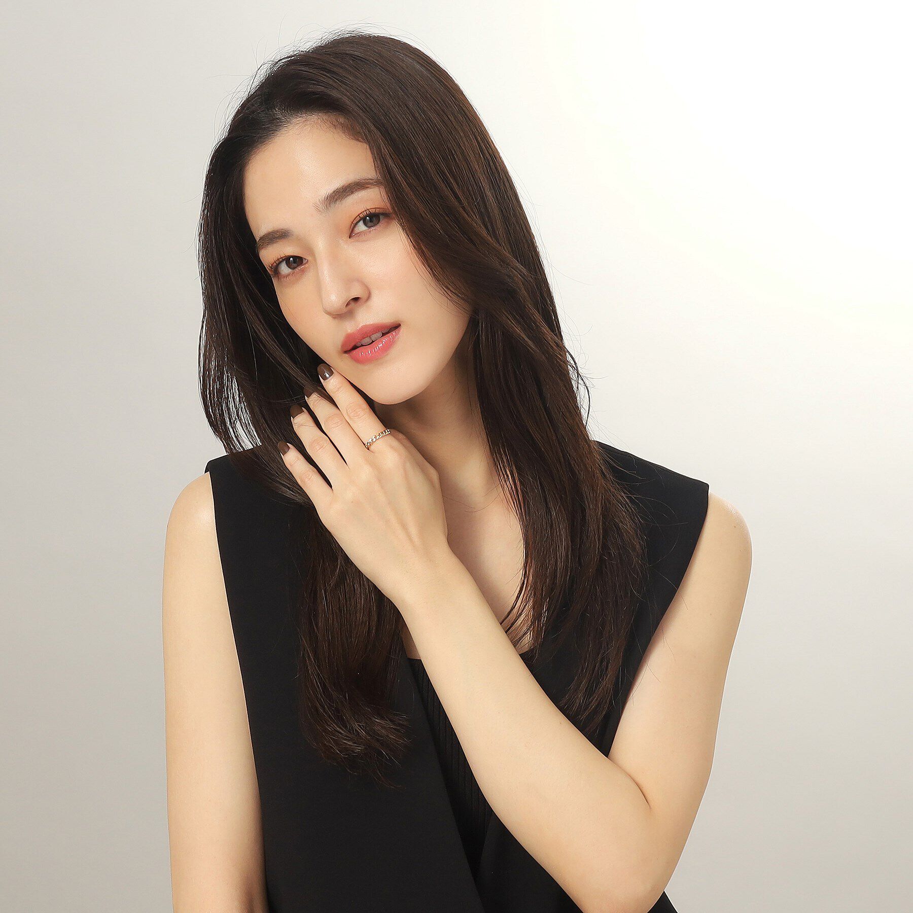 COCOSHNIK「K10カットキヘイチェーン リング」|リング|