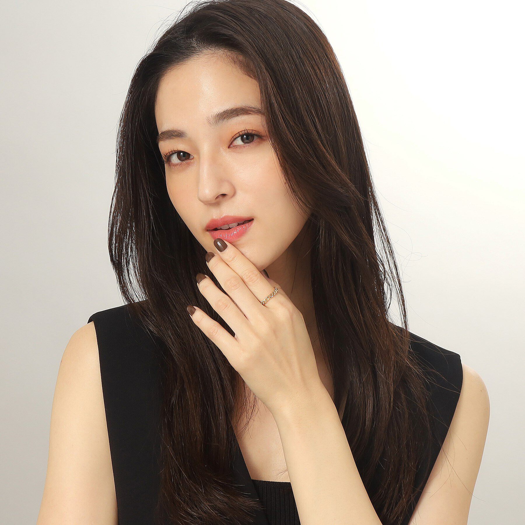 COCOSHNIK「K10カットキヘイチェーン リング」|リング|