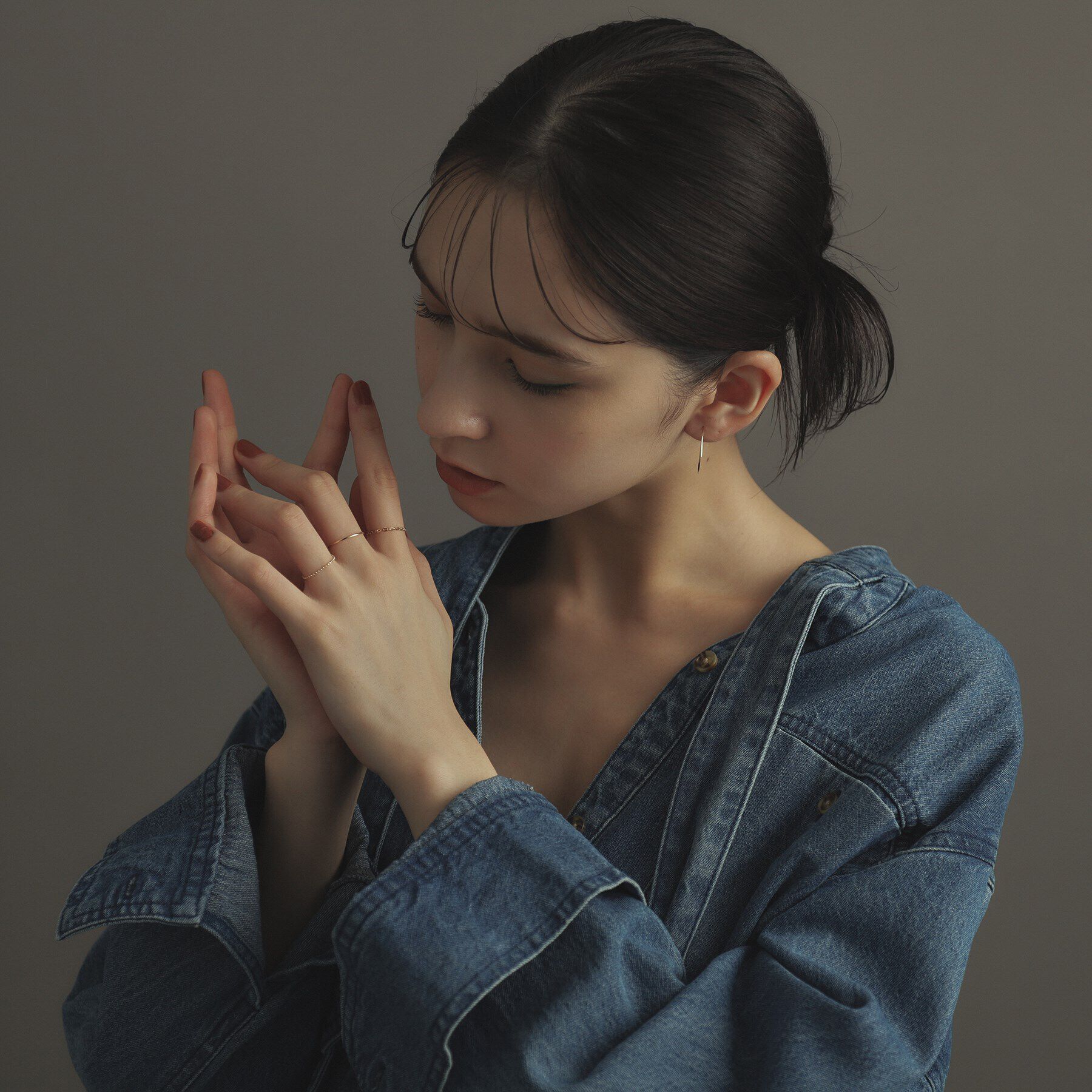 COCOSHNIK ONKITSCH「K10スキニーリング カットボール」|リング|