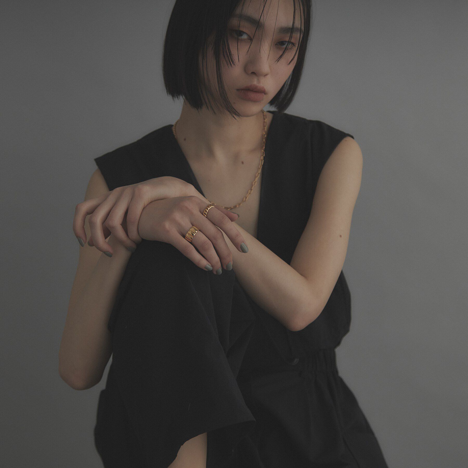 COCOSHNIK ONKITSCH「シルバー グルーヴリング GP」|リング|