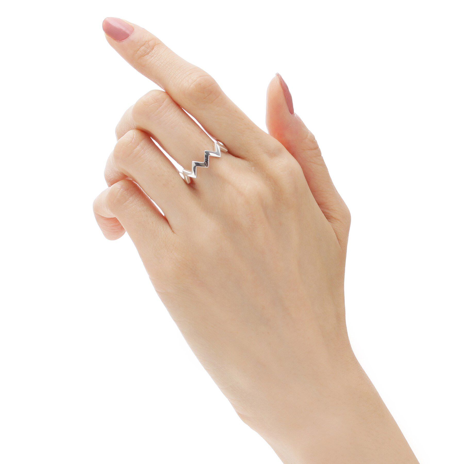 COCOSHNIK「シルバー ジオメトリック リング」|リング|