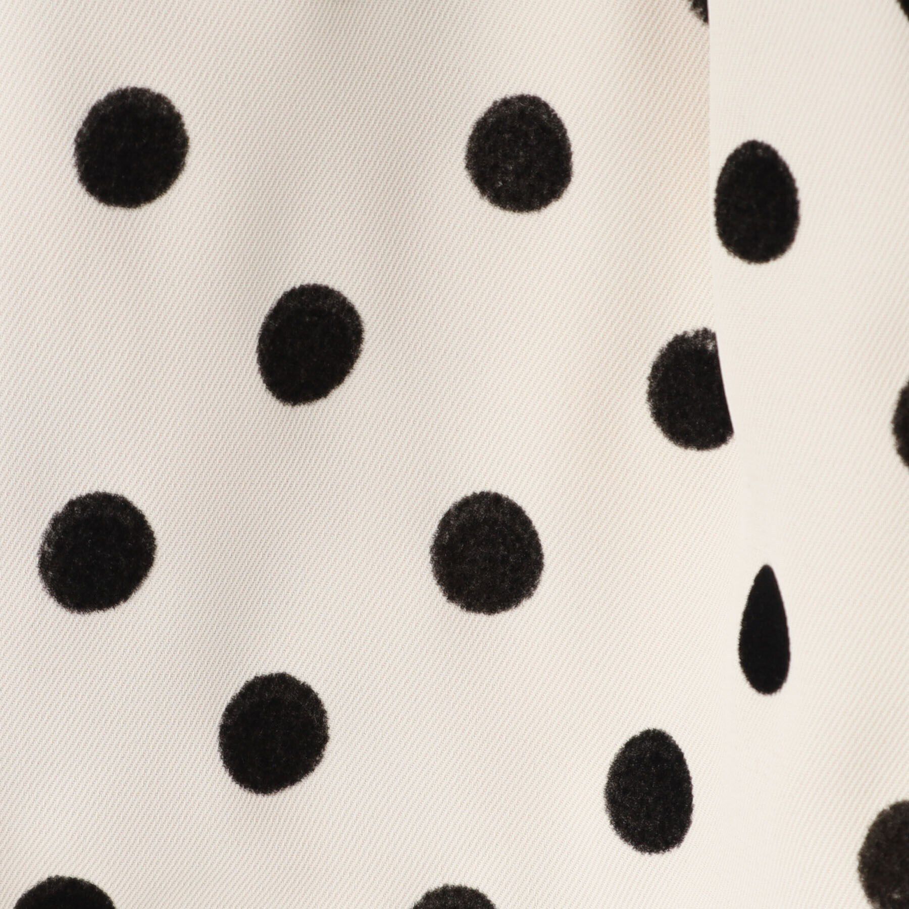 SHOO･LA･RUE「【100-140cm/プチセレ/セットアップ可】フロッキードットショートパンツ」|キュロット|