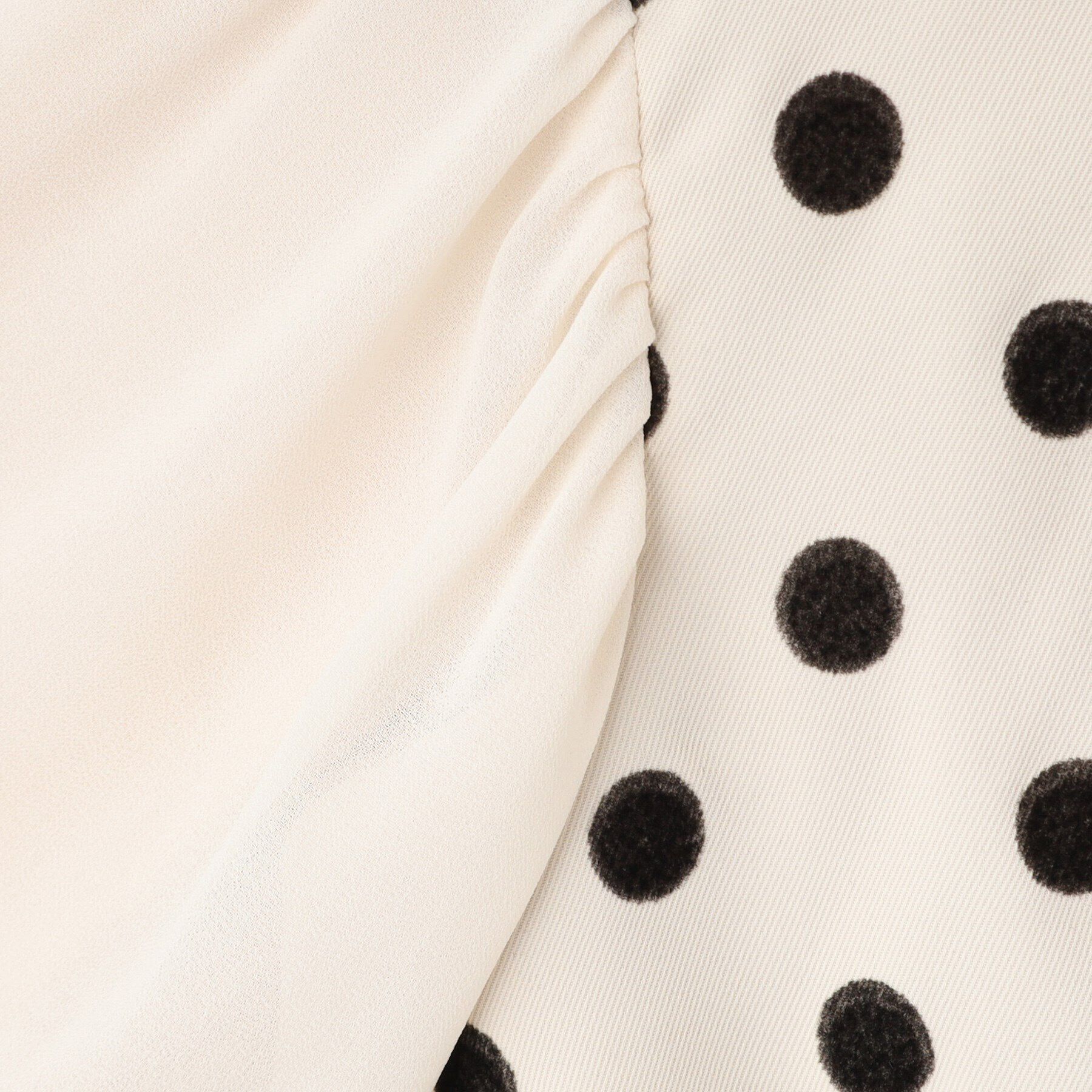 SHOO･LA･RUE「【100-140cm/プチセレ/セットアップ可】フロッキードットブラウス」|シャツ・ブラウス|