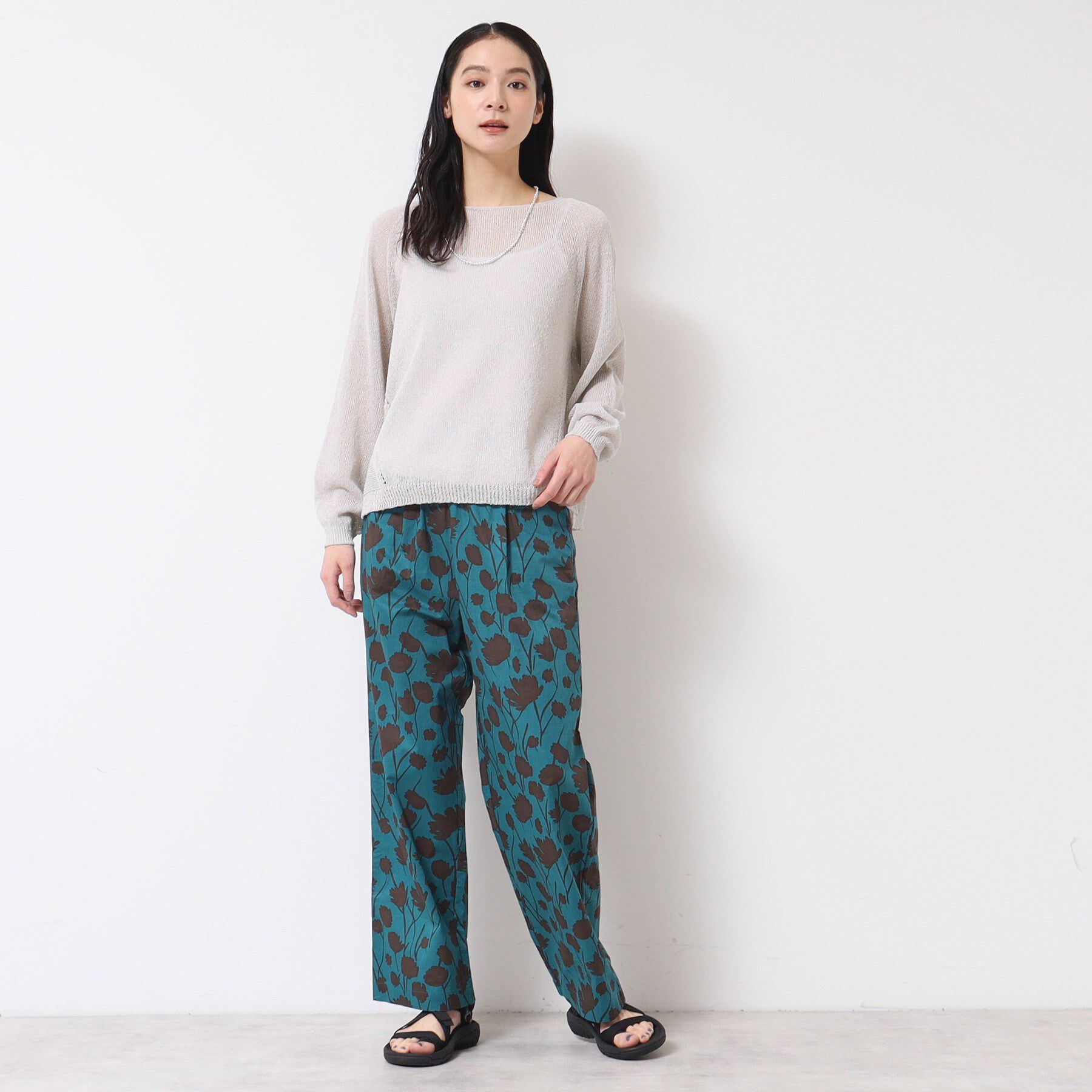 Dessin「【日本製・洗える】ホールガーメントシアーニット」|ニット・セーター|