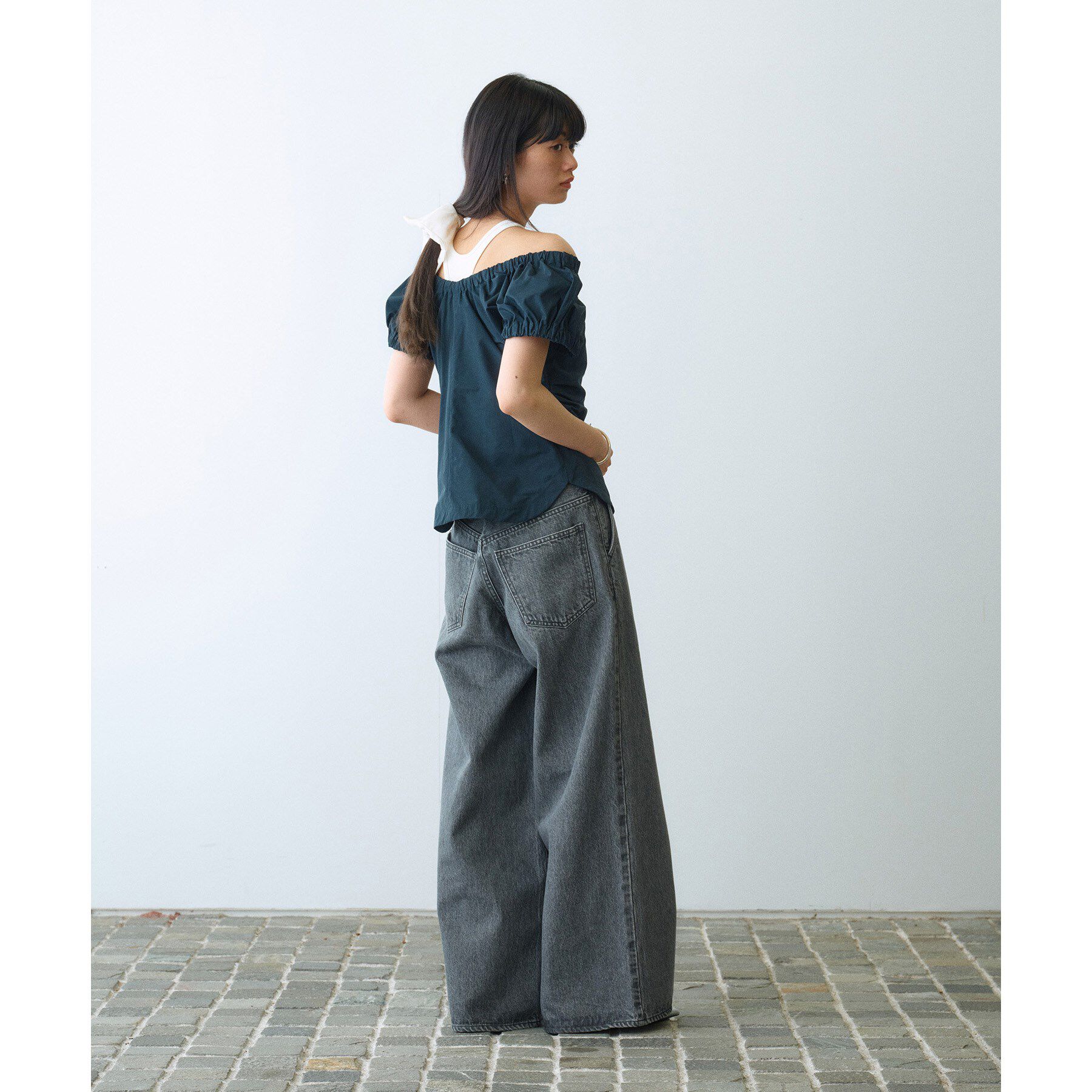 CODE A「sporty gathered blouse」|シャツ・ブラウス|