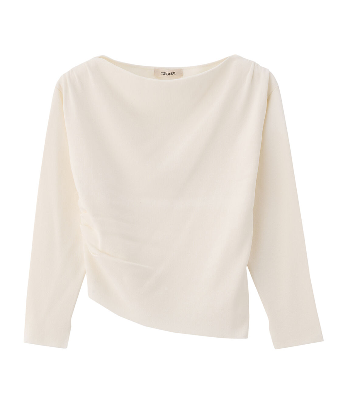 COCO DEAL「ショルダーギャザーオフショルニット」|ニット・セーター|