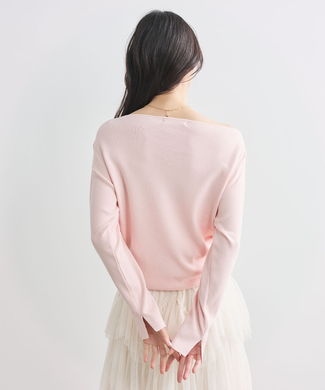 COCO DEAL「ショルダーギャザーオフショルニット」|ニット・セーター|