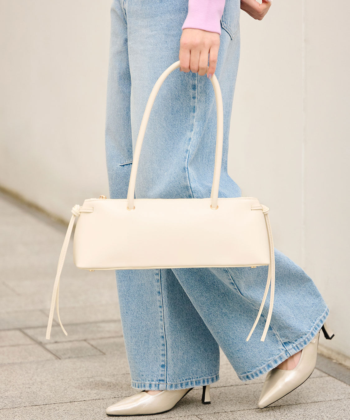 COCO DEAL「LandscapeボストンBAG」|ボストンバッグ|アイボリー