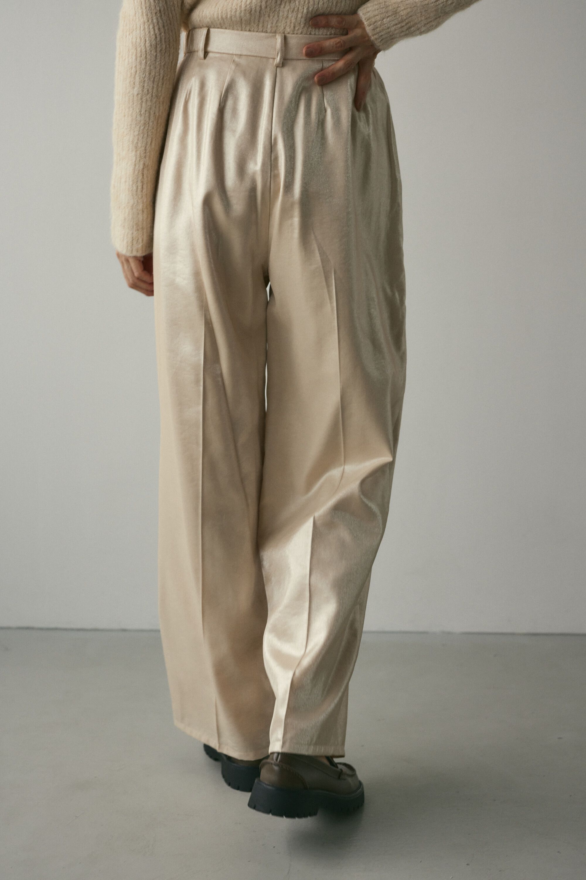 STYLEMIXER「サテンタックパンツ」|その他|