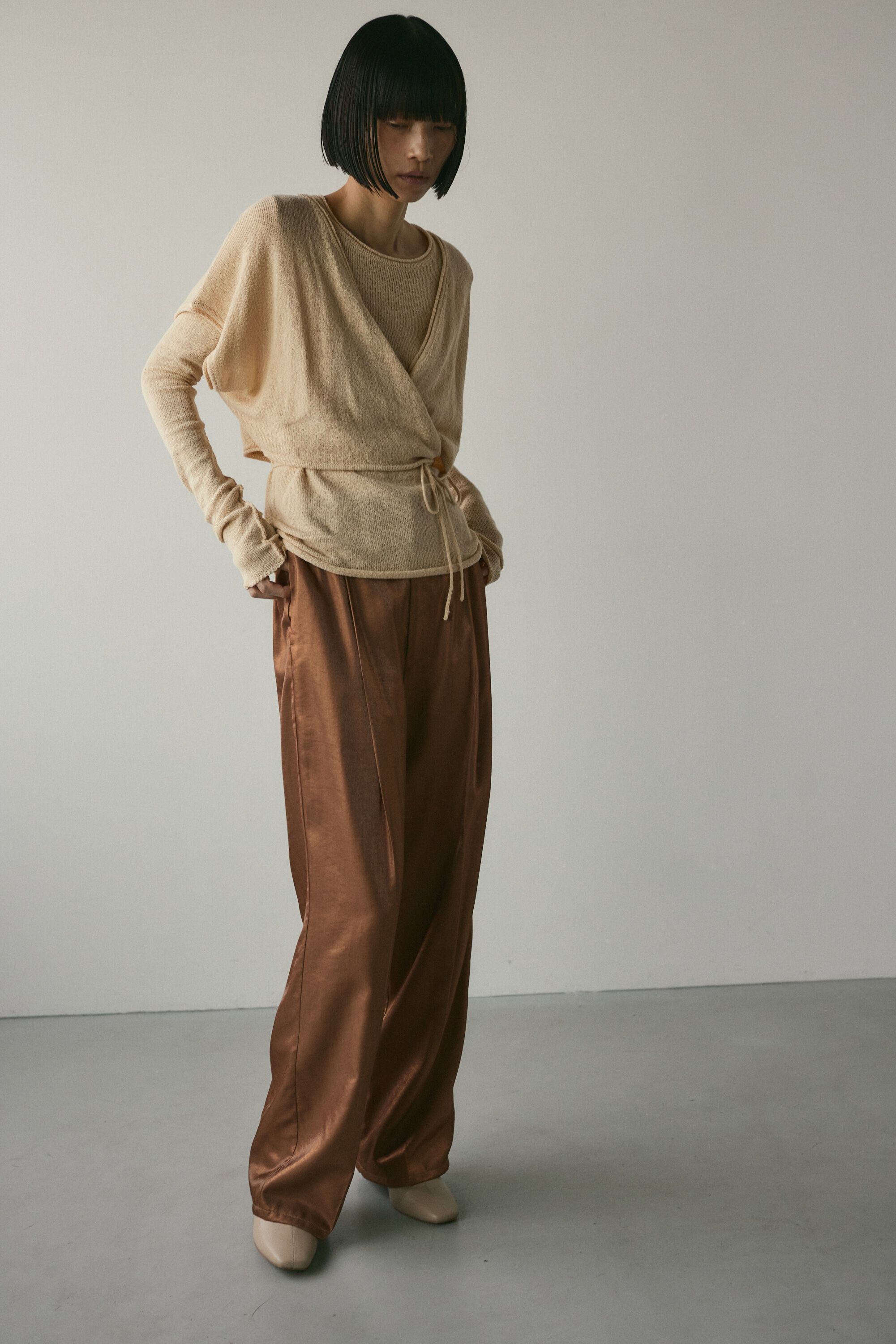 STYLEMIXER「サテンタックパンツ」|その他|