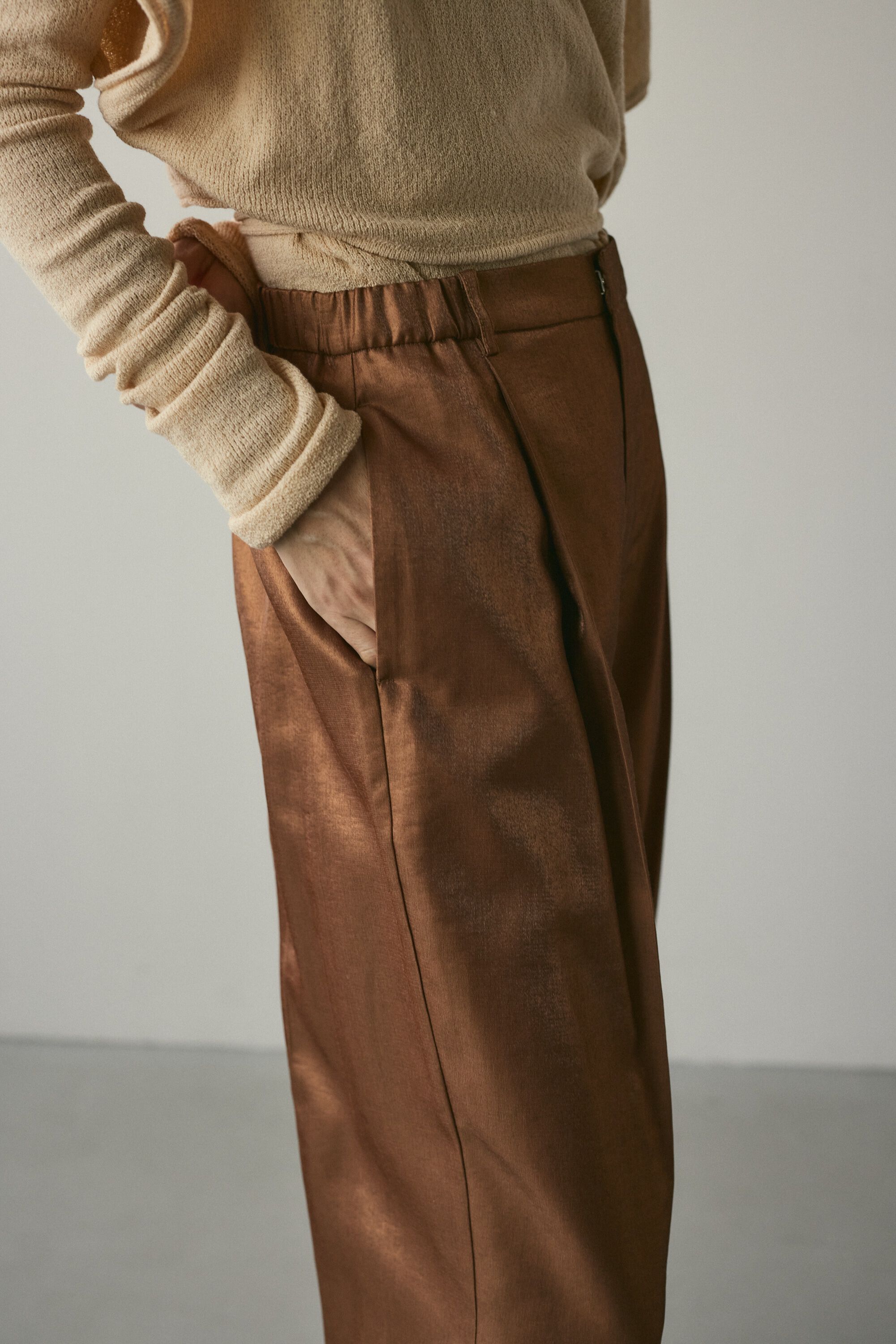 STYLEMIXER「サテンタックパンツ」|その他|