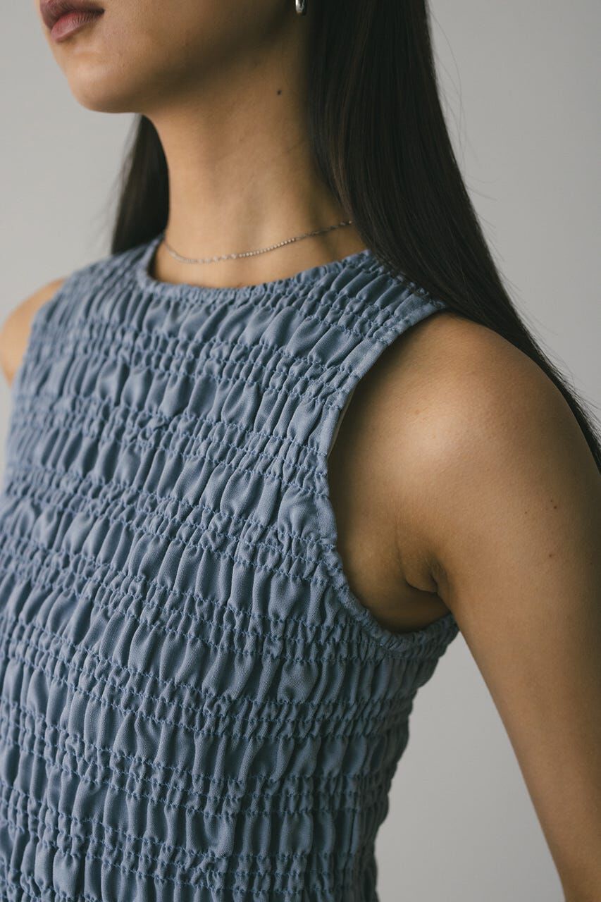 STYLEMIXER「シャーリングトップ」|タンクトップ|