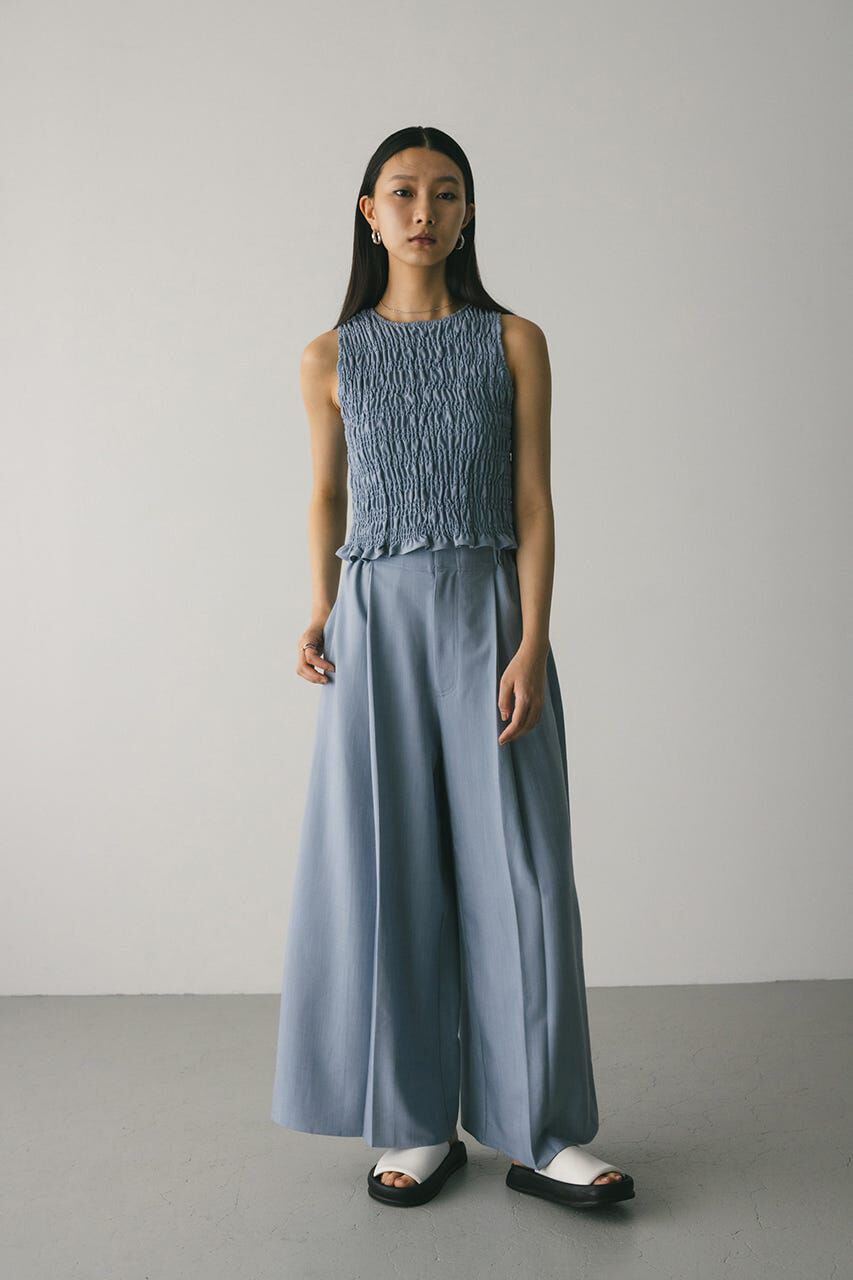 STYLEMIXER「シャーリングトップ」|タンクトップ|