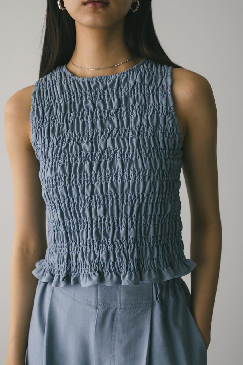 STYLEMIXER「シャーリングトップ」|タンクトップ|